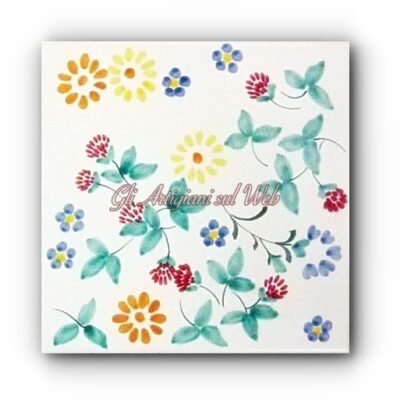 Inserti 20×20 dipinti a mano