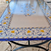 tavolo artigianale in pietra lavica