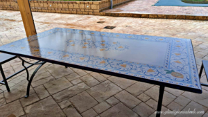 tavolo artigianale in pietra lavica