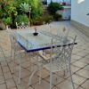 Tavolo da giardino in pietra lavica