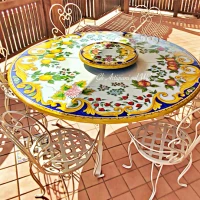 Tavolo artigianale modello “EUFORIA”